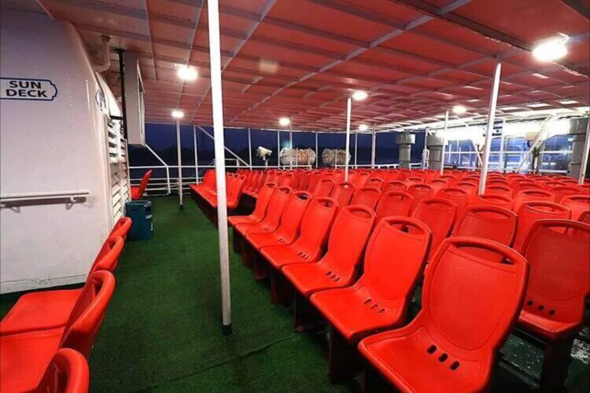 MV Baro Awlia sun deck