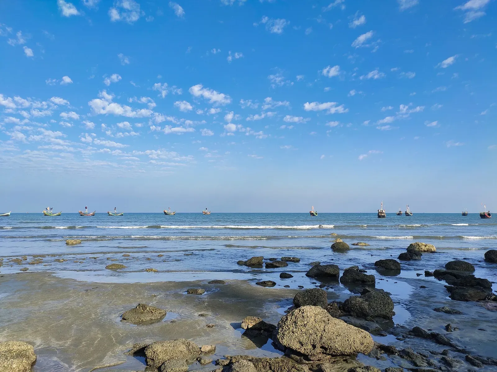 Saint Martin's Island coral beach, Bangladesh